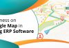 Business on Google Map in Marg ERP Software