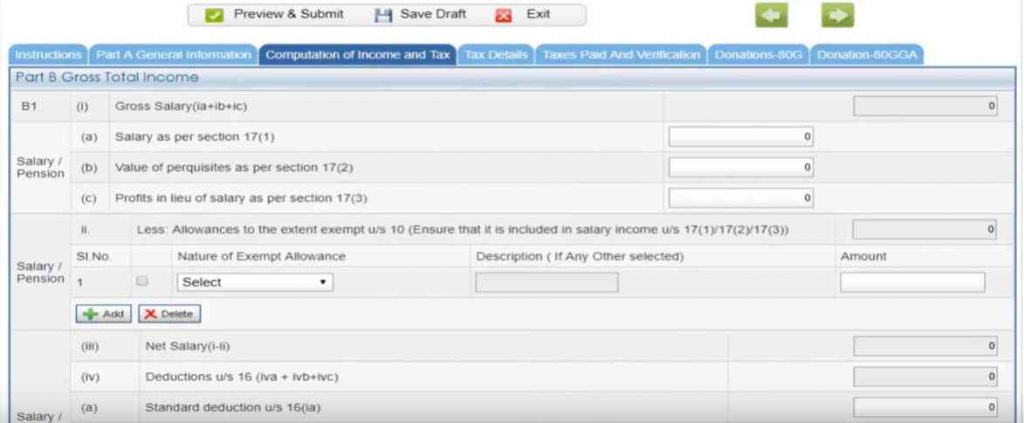 efile Income Tax Return
