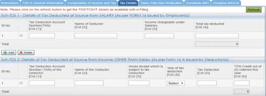 efile Income Tax Return