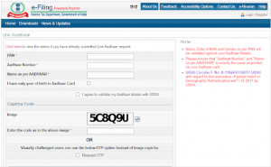Link Aadhar