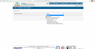 Select the user type