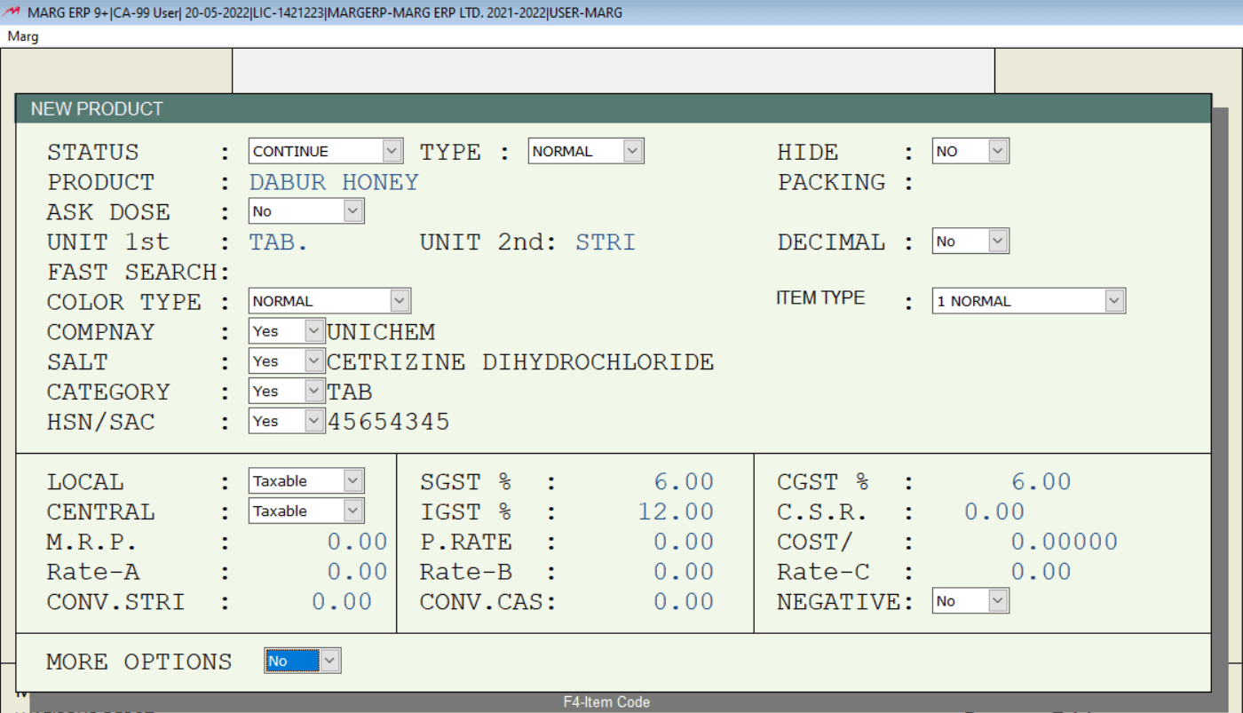 marg billing software