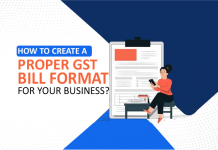 How to Create GST Bill Format
