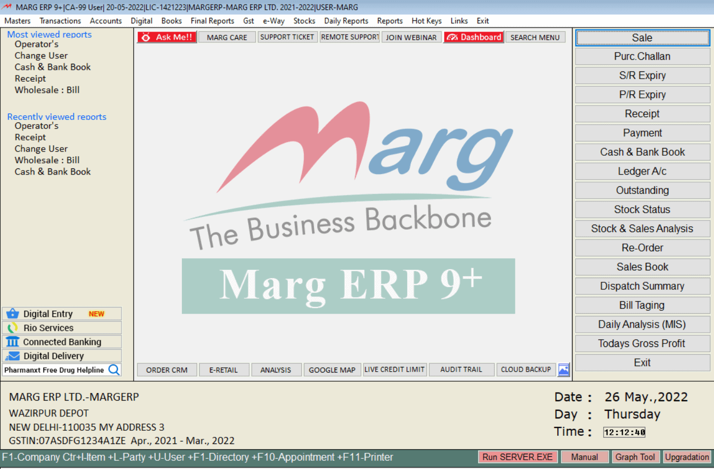 marg billing software